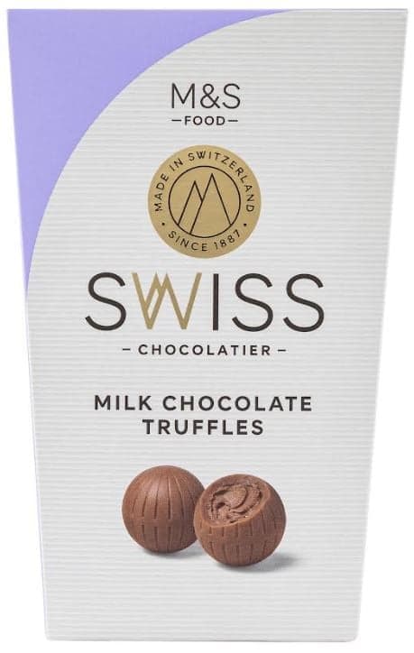 Marks & Spencer Swiss milk chocolate pralines