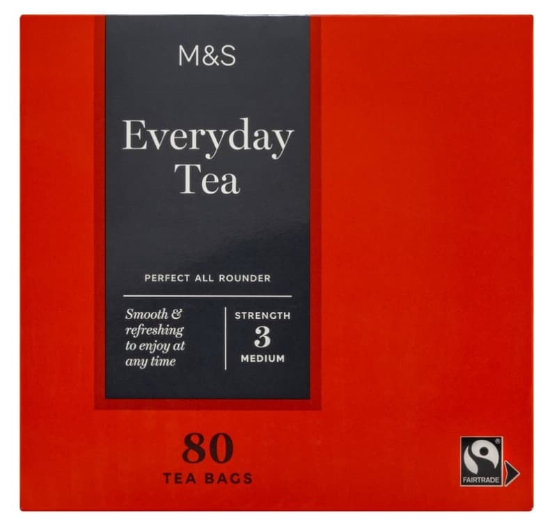 Marks & Spencer Porcovaný čaj Everyday teabags