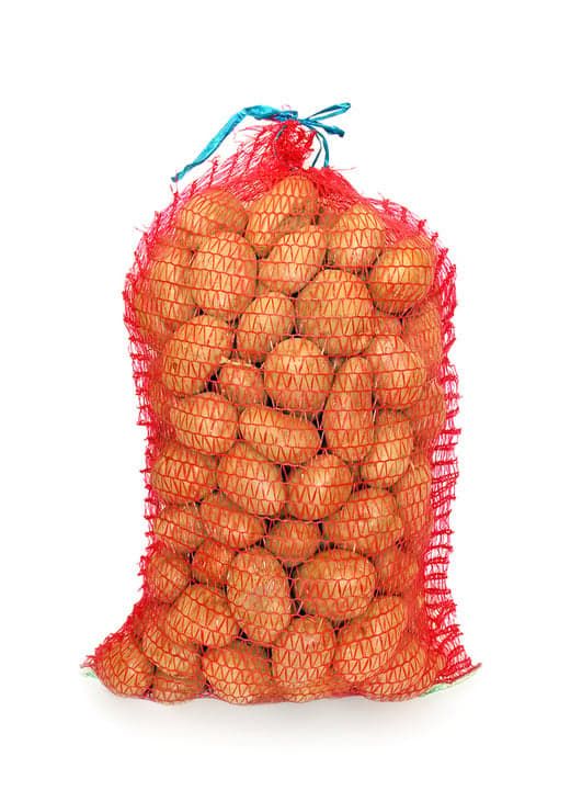 Potatoes ware late laundering, sack
