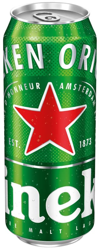Heineken světlý ležák 4×0,5 l plech