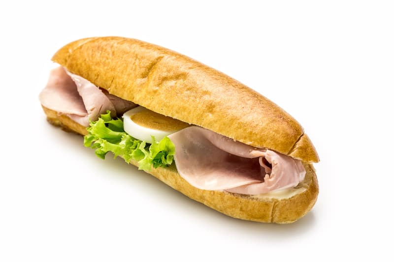 Pekárna Kabát brioche with ham