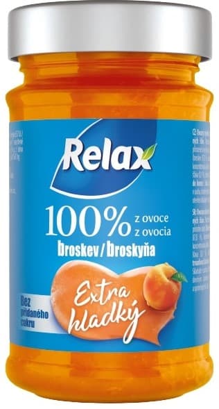 Relax 100% z ovoce Extra hladký broskev