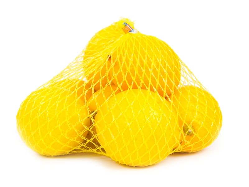 Lemons packed, net