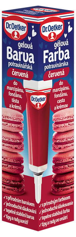 Dr.Oetker Barva gelová potravinářská červená