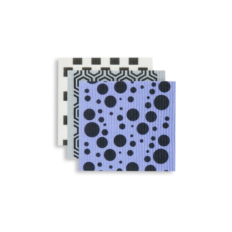 Vektex sponge cloth Printed, 3pcs