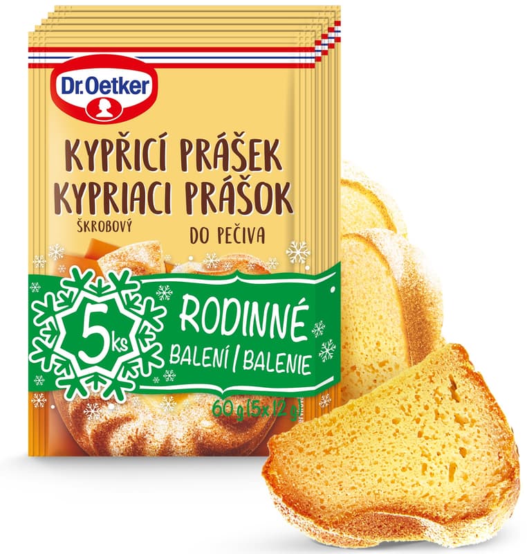 Dr.Oetker Kypřicí prášek do pečiva 5x12g