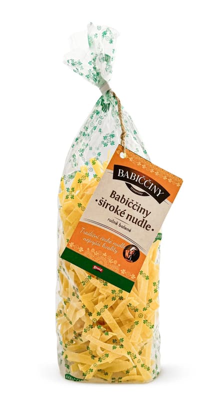 Babiččiny nudle vaječné široké