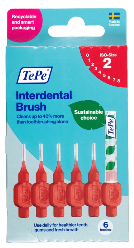 TePe Original G2 0,5mm interdental brushes red, 6pcs