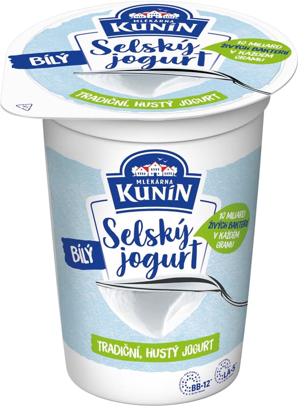 Mlékárna Kunín Selský jogurt bílý