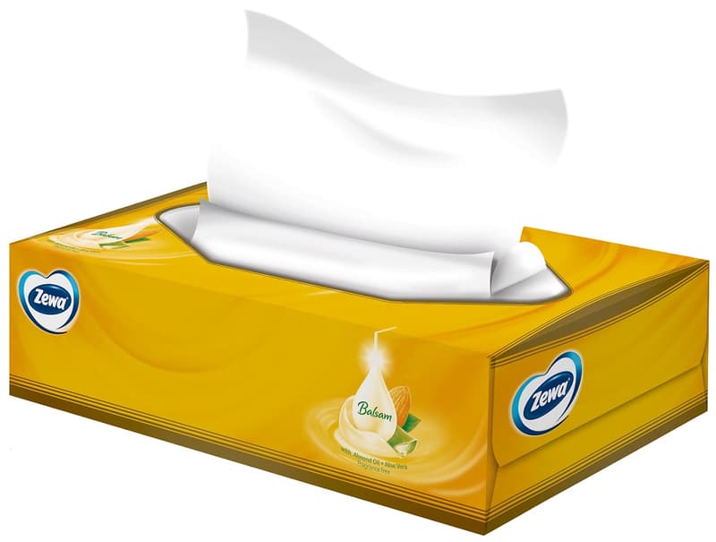 Zewa Softis Soft & Sensitive papírové kapesníky 4vrstvé box