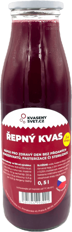 Beetroot kvass - fermented vegetable juice
