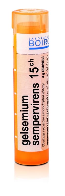 GELSEMIUM SEMPERVIRENS 15CH granules 1X4G