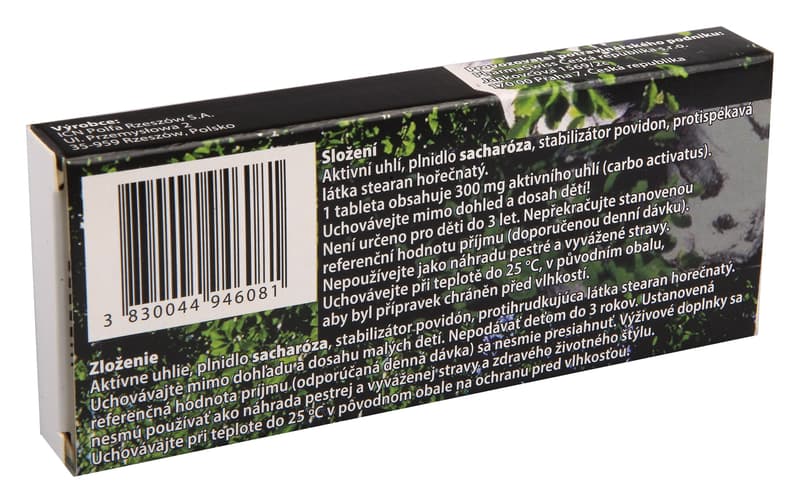 Carbo medicinalis PharmaSwiss tbl.20