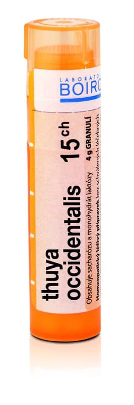 THUYA OCCIDENTALIS 15CH granule 1x4G