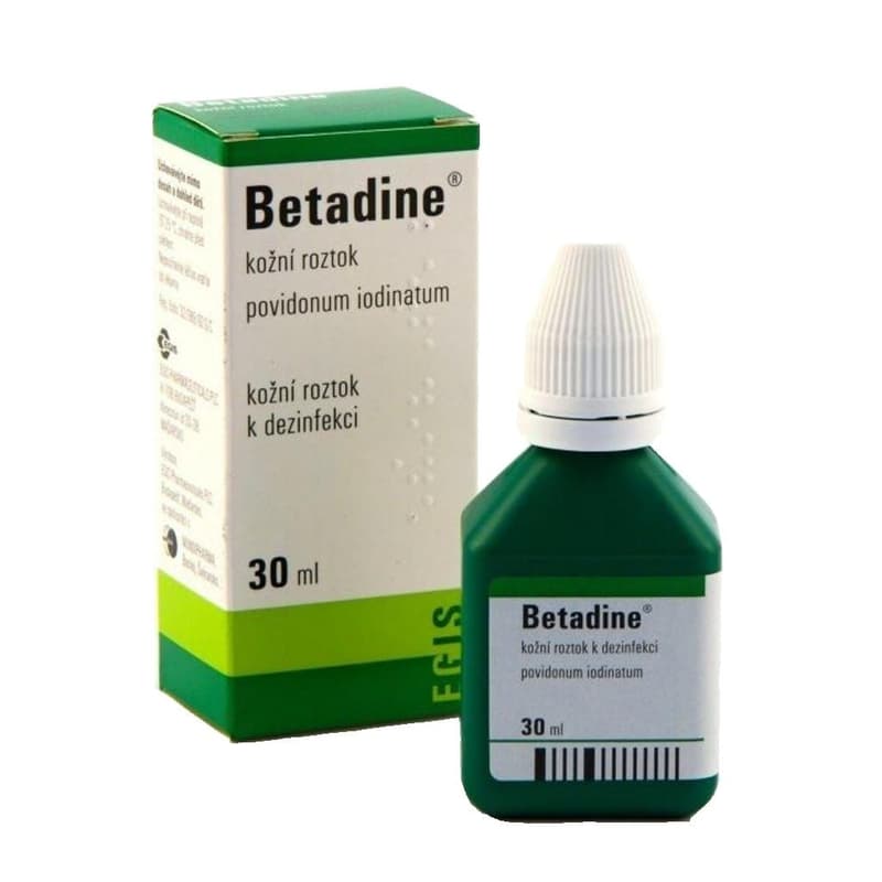 BETADINE 100MG/ML Kožní roztok 30ML