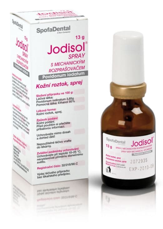 JODISOL SPRAY 38,5MG/G Kožní sprej, roztok 1X13G