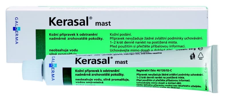 KERASAL 50MG/G+100MG/G mast 50G
