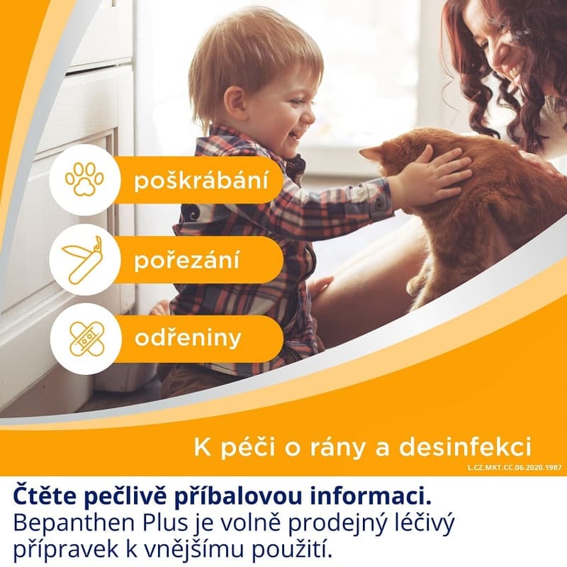 BEPANTHEN PLUS 50MG/G+5MG/G krém 30G