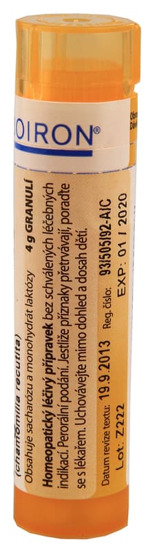 CHAMOMILLA VULGARIS 15CH granule 1X4G