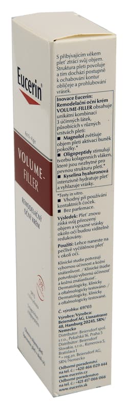 Eucerin HYALURON-FILLER + VOLUME-LIFT oční krém 15ml