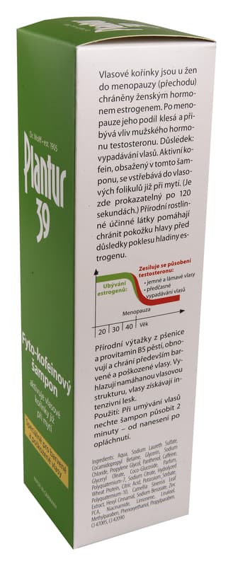 Plantur39 Phyto-caffeine color shampoo. hair 250ml