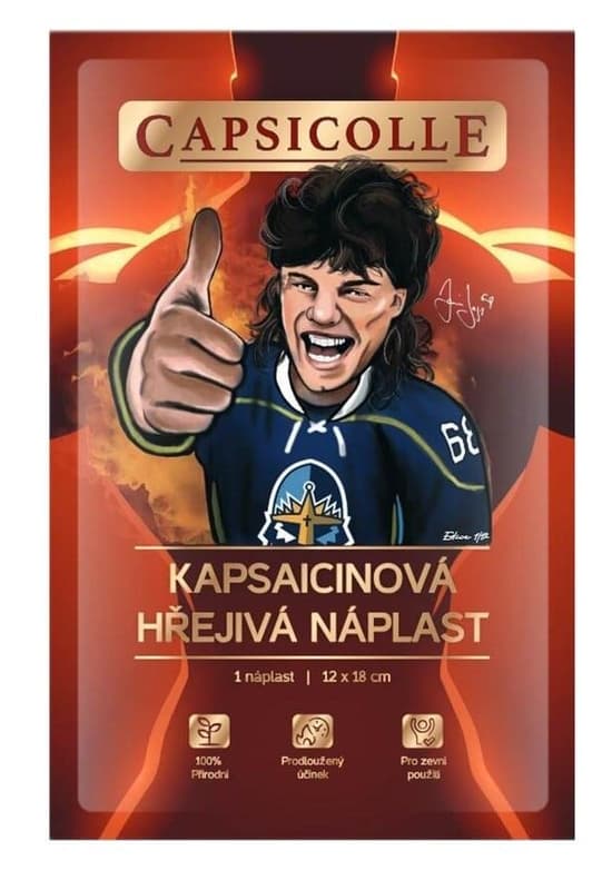 CAPSICOLLE kapsaicinová hřejivá náplast 12x18cm 1ks