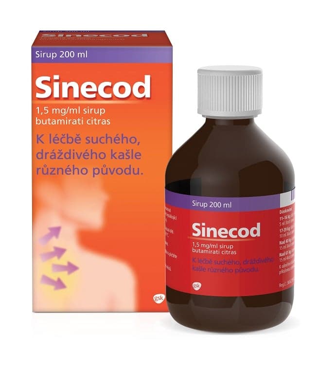 SINECOD 0,15% syrup 200ML