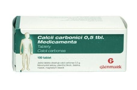 CALCII CARBONICI 0.5 TBL. MEDICAMENTA 0,5G uncoated tablets 100