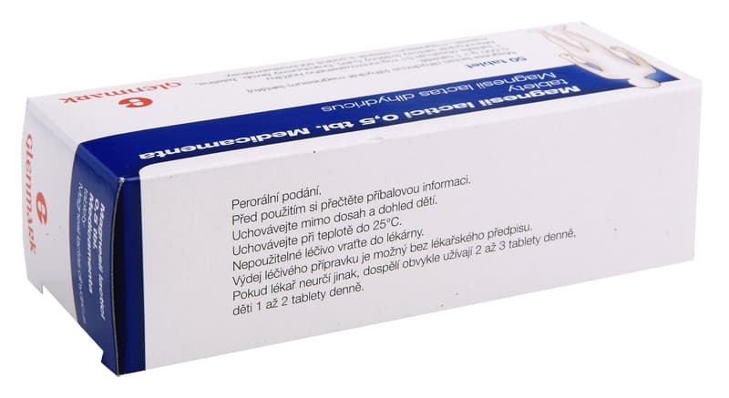 MAGNESII LACTICI 0,5 TBL. MEDICAMENTA 0,5G Tableta 50