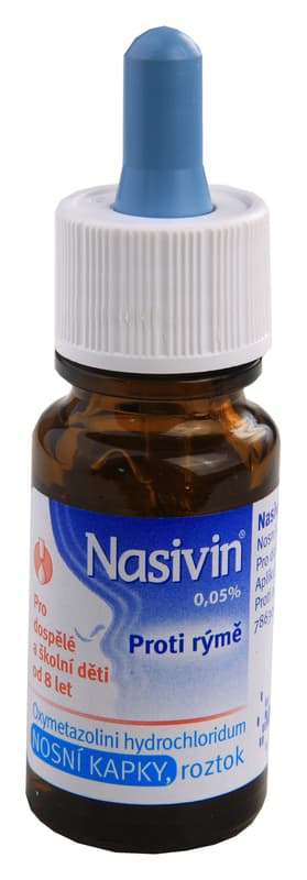 NASIVIN 0,5MG/ML Nosní kapky, roztok 10ML