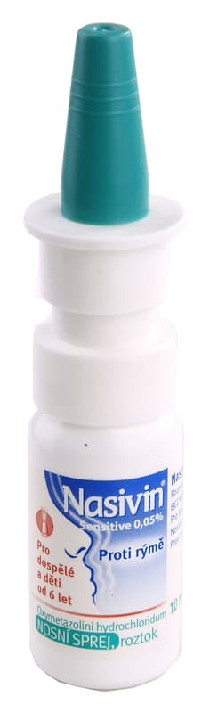 NASIVIN SENSITIVE 0,5MG/ML Nosní sprej, roztok 10ML