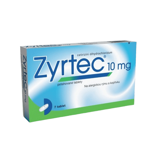 ZYRTEC 10MG Potahovaná tableta 7