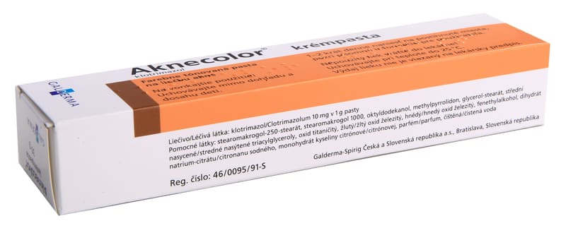 AKNECOLOR KRÉMPASTA 10MG/G DRM PST 1X30G
