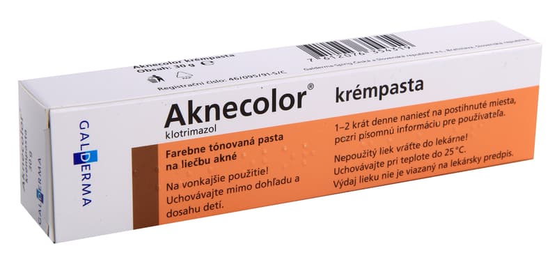 AKNECOLOR KRÉMPASTA 10MG/G DRM PST 1X30G