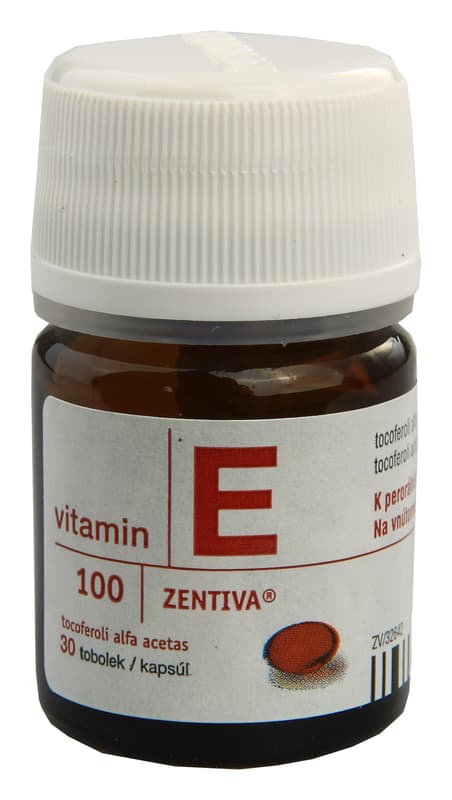 VITAMIN E ZENTIVA 100MG Měkká tobolka 30