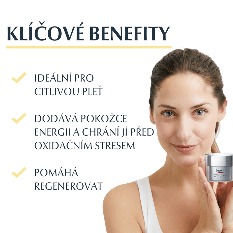 EUCERIN Q10 ACTIVE noční kr.pr.vráskám 50ml