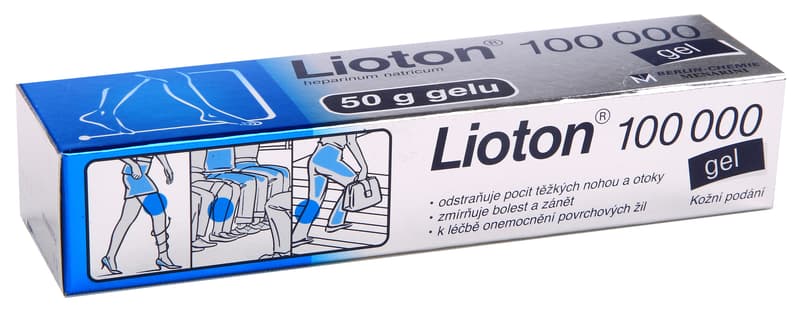 LIOTON 1000IU/G gel 50G