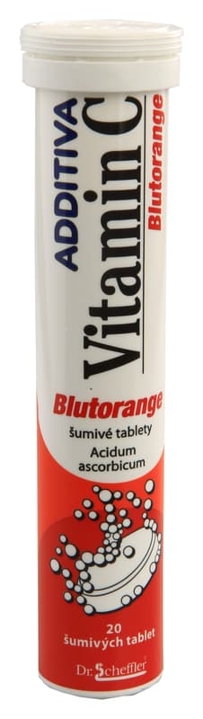 ADDITIVA VITAMIN C BLUTORANGE 1000MG šumivá tableta 20