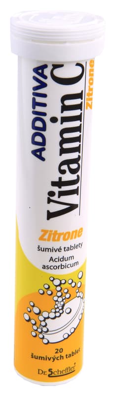 ADDITIVA VITAMIN C ZITRONE 1000MG effervescent tablet 20