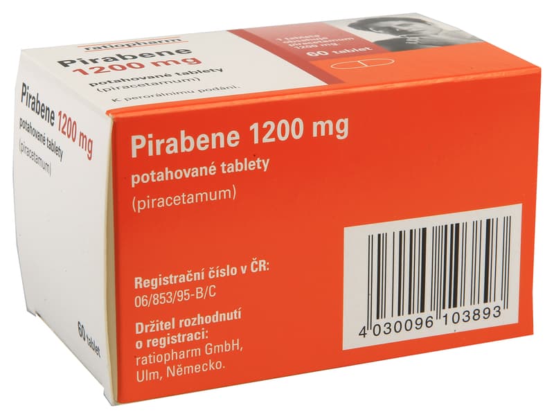 PIRABENE 1200MG Potahovaná tableta 60