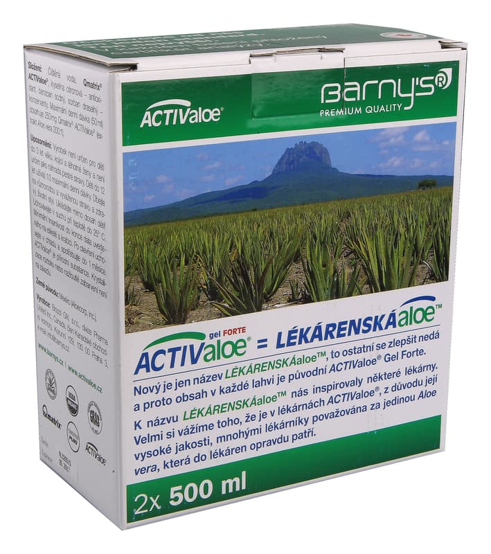 Barnys ACTIValoe lékárenská aloe 2x500ml
