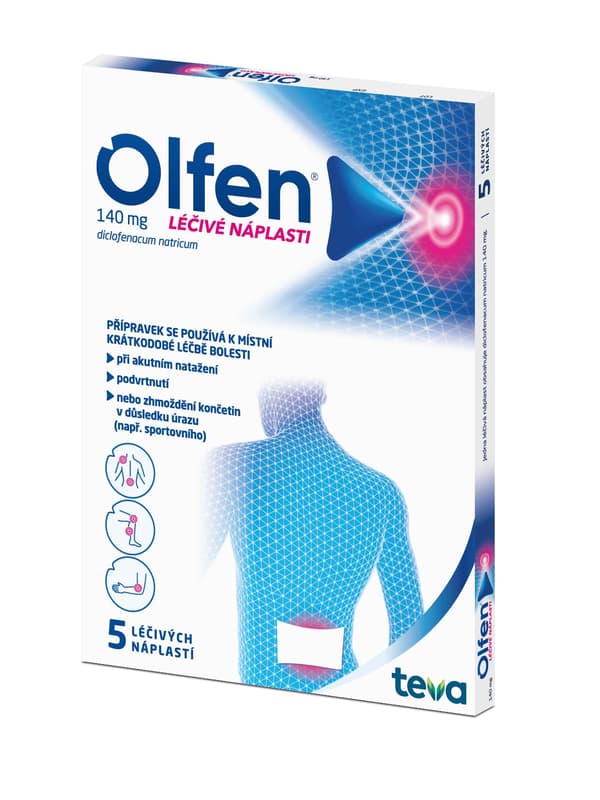 OLFEN 140MG Léčivá náplast 5