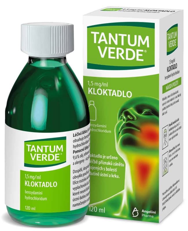 TANTUM VERDE 1,5MG / ML gargle 120ML