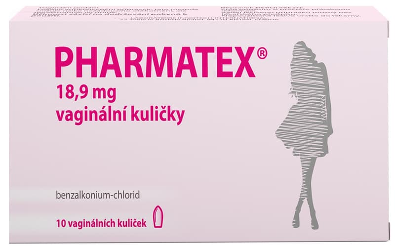 PHARMATEX 18,9MG Vaginální kulička 10