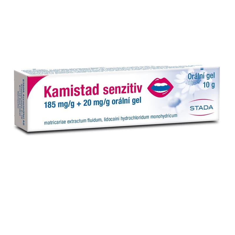 KAMISTAD SENSITIVE 185MG / G + 20MG / G ORM GEL 1X10G