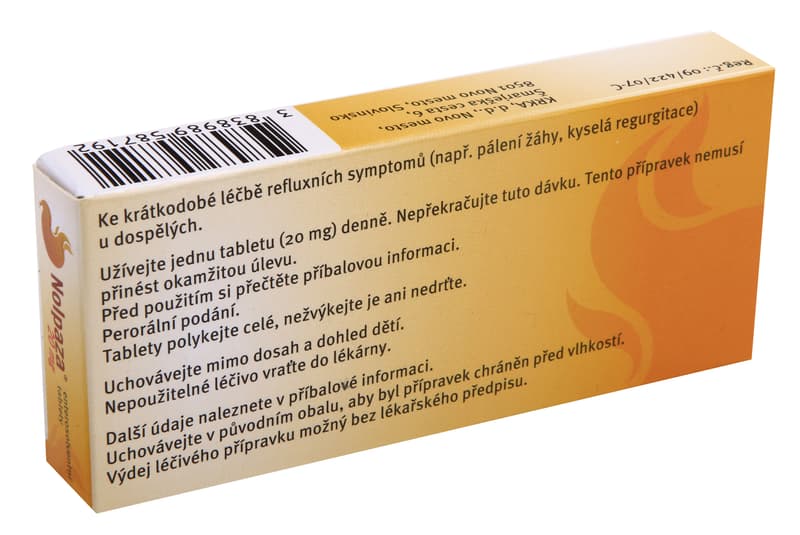 NOLPAZA 20MG enterosolventní tableta 14