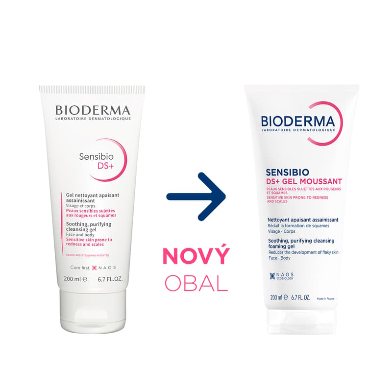 BIODERMA Sensibio DS+ Gel moussant 200ml