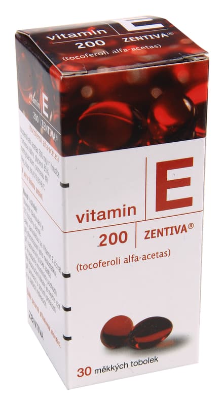 VITAMIN E ZENTIVA 200MG Měkká tobolka 30
