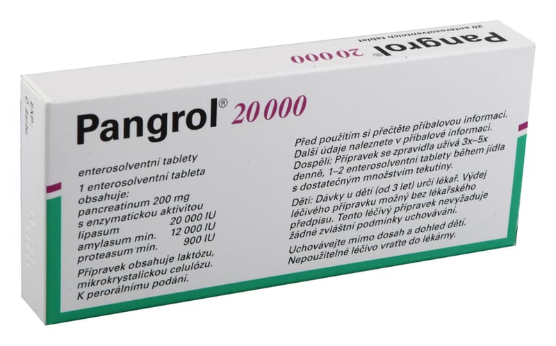 PANGROL 20000IU enterosolventní tableta 20
