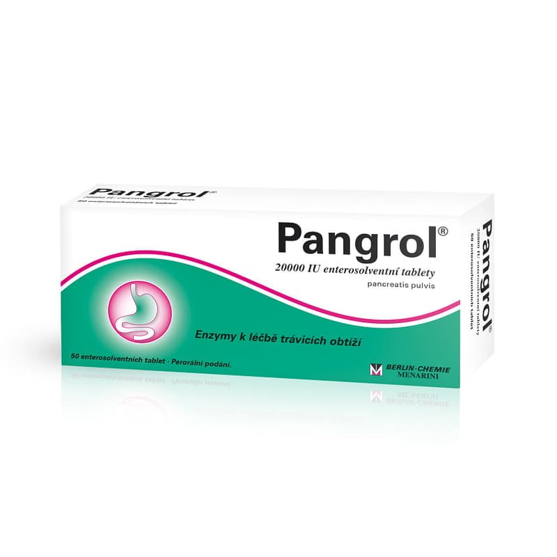 PANGROL 20000IU enterosolventní tableta 50